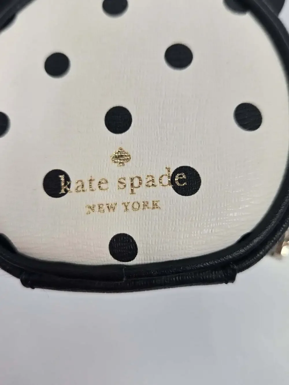 Kate Spade x Disney Minnie Mouse Coin Purse Keychain Bag Charm Black Red